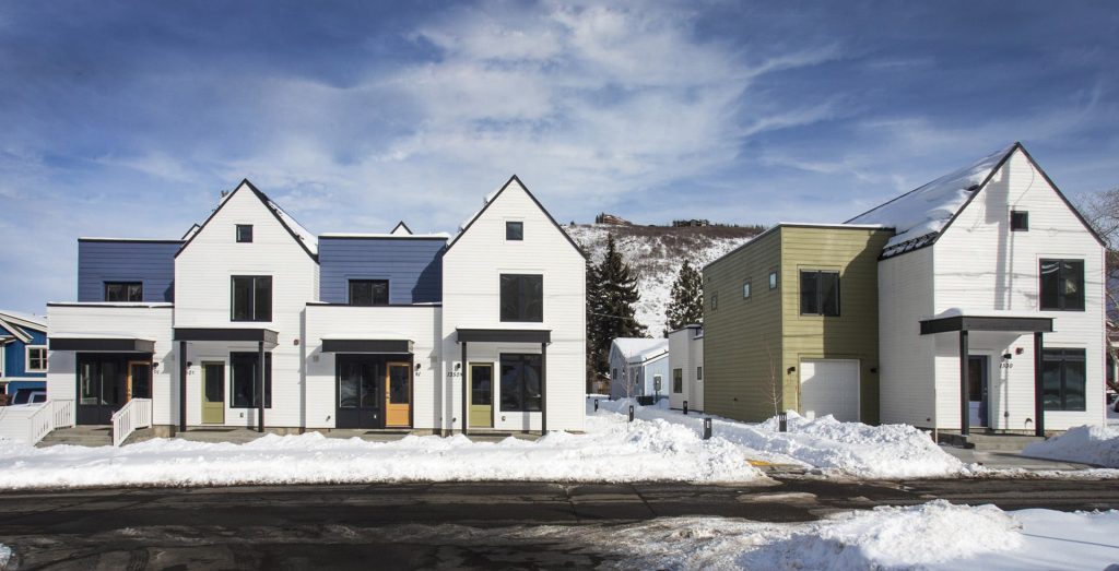 Woodside Park Affordable Housing, architectural design by Elliott Workgroup