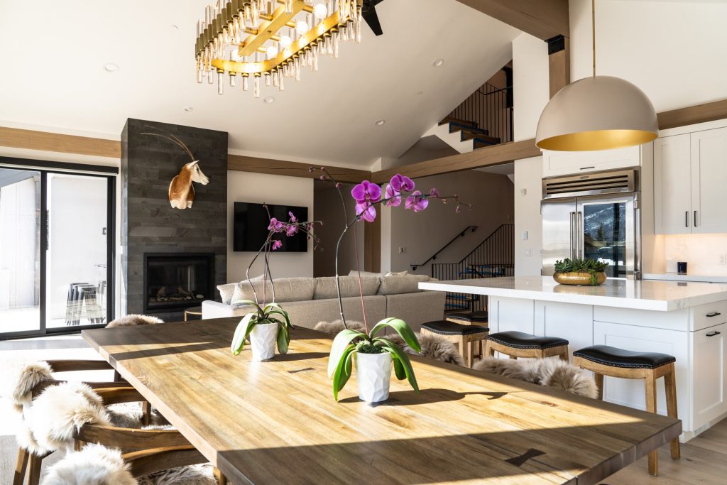 Interior, Larkspur Residence, architectural design by Elliott Workgroup