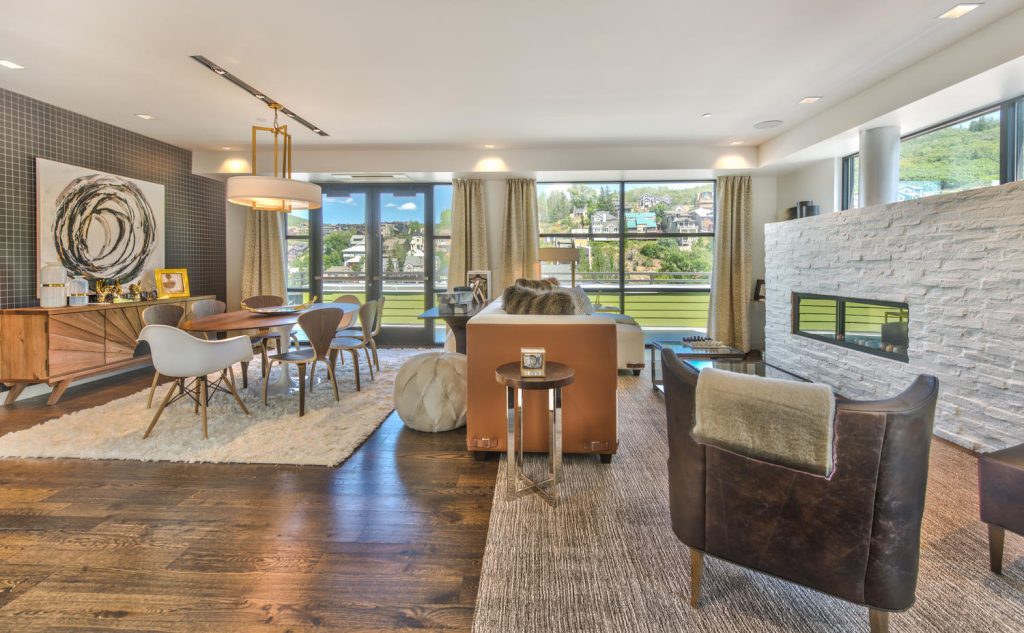 Interior, Parkite Penthouse, architectural design by Elliott Workgroup