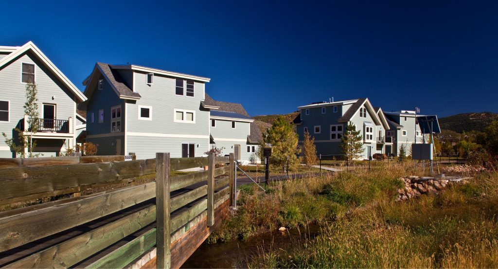 Snow Creek Cottages, architectural design by Elliott Workgroup