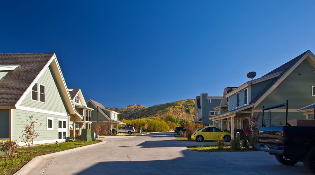 Snow Creek Cottages, architectural design by Elliott Workgroup