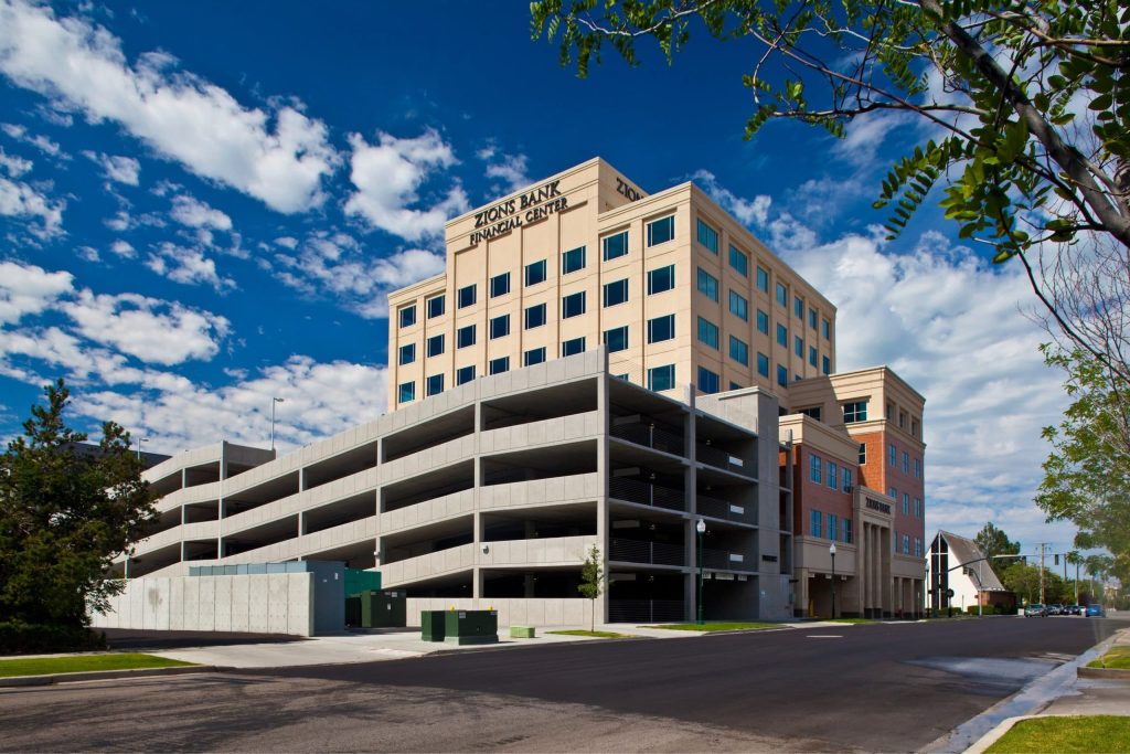 Zions Bank Financial Center, architectural design by Elliott Workgroup