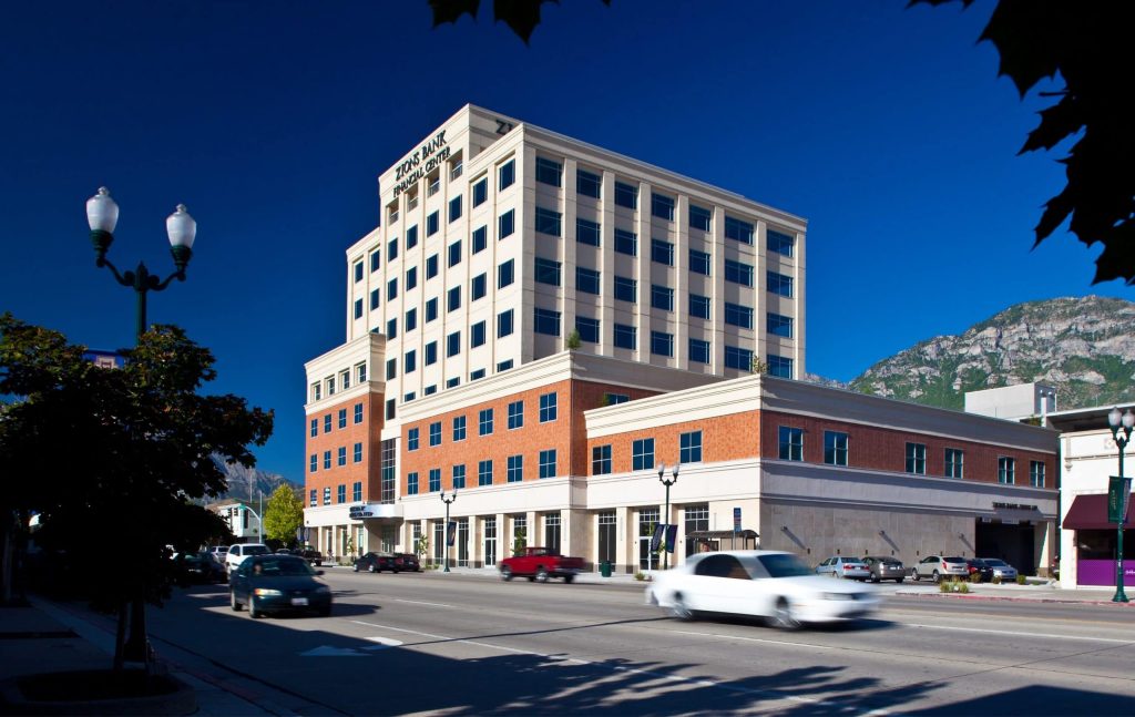 Zions Bank Financial Center, architectural design by Elliott Workgroup