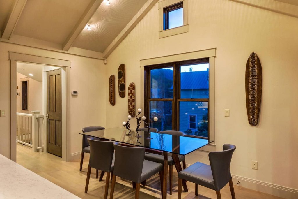 Norfolk Ave 1, dining area - architectural design by Elliott Workgroup