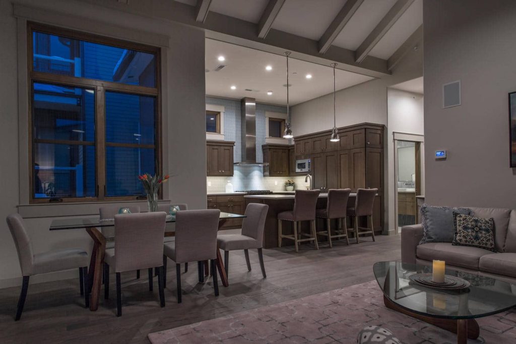 Norfolk Ave 2, kitchen and dining area - architectural design by Elliott Workgroup