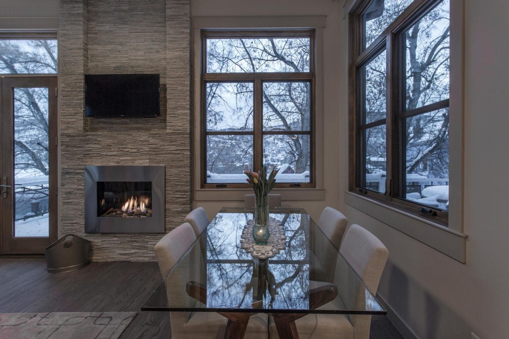 Norfolk Ave 2, dining area - architectural design by Elliott Workgroup