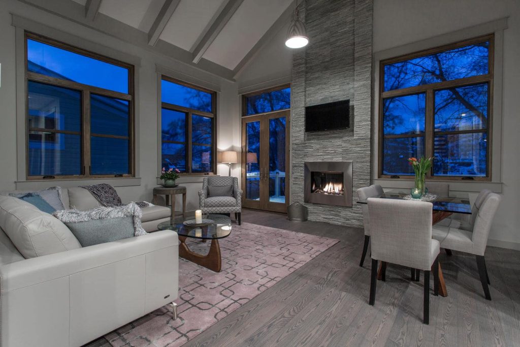 Norfolk Ave 2, living room - architectural design by Elliott Workgroup