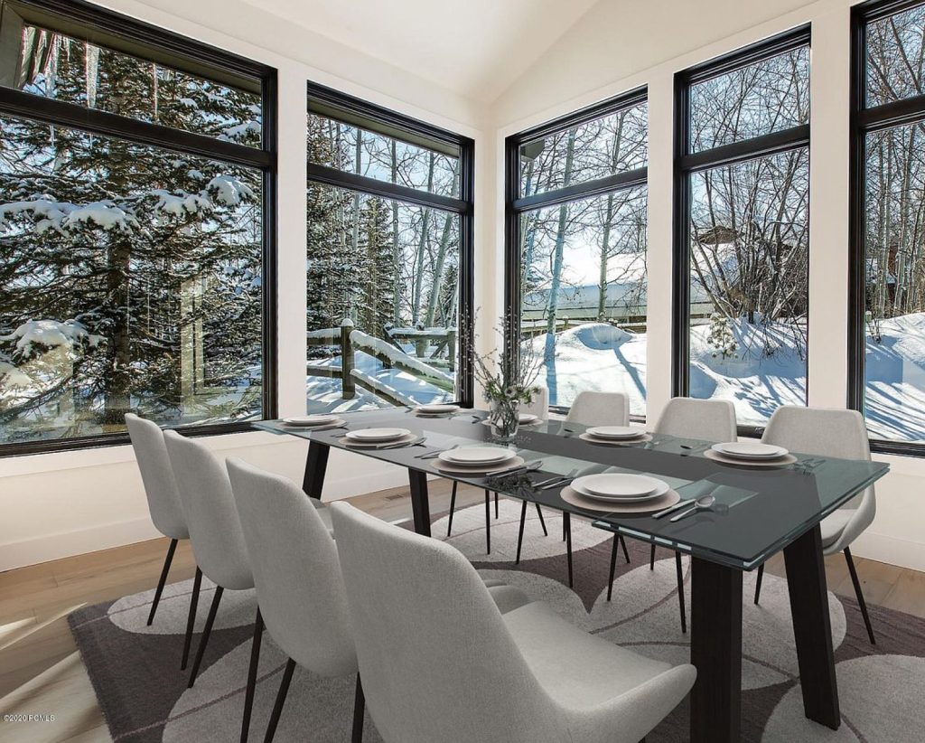 79 Thaynes dining room - architectural design by Elliott Workgroup