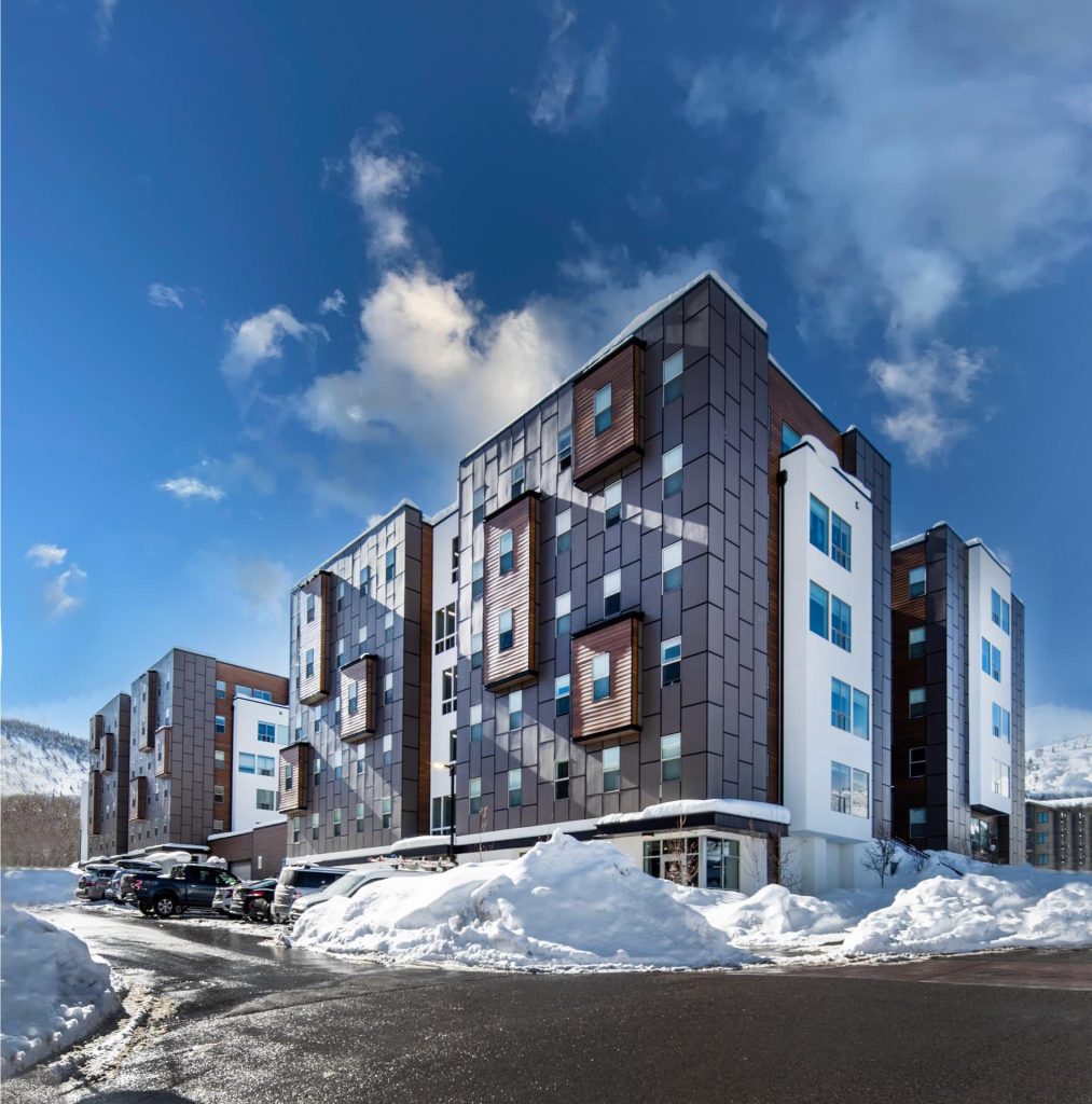 Slopeside Village - architectural design by Elliott Workgroup