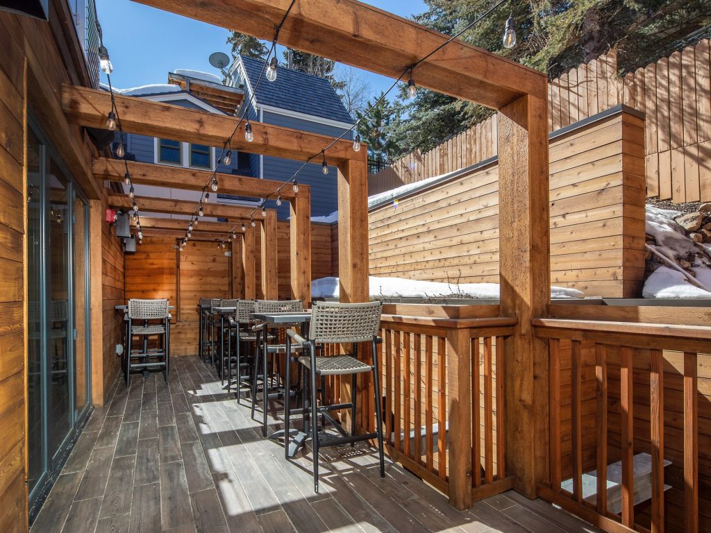Star Hotel patio - architectural design by Elliott Workgroup