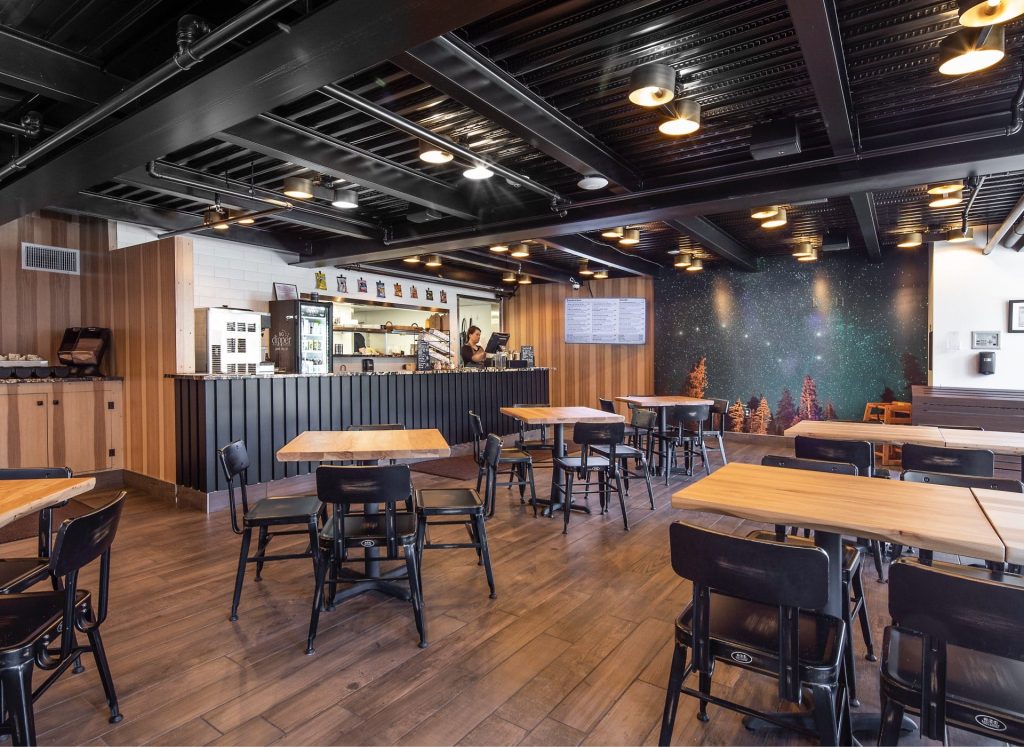 Star Hotel bar - architectural design by Elliott Workgroup