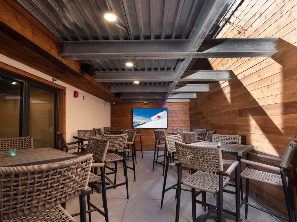 Star Hotel patio - architectural design by Elliott Workgroup