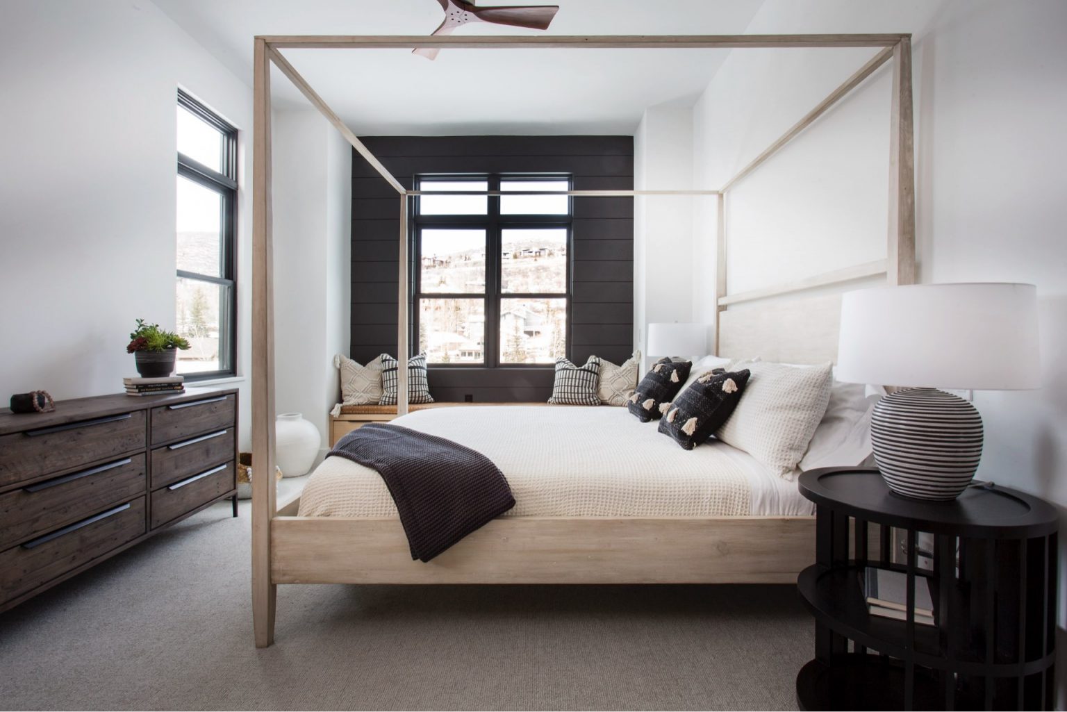 Bedroom, Lilac Hill Duplex Addition, architectural design by Elliott Workgroup